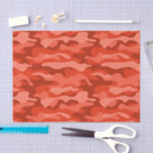 オレンジソーダモノカラー迷彩柄 薄葉紙 (クラフト)