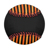 オレンジタイガーストライプオンベースボール 野球ボール (裏面)