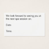 オレンジタイガーリリークローズアップフォトアポイントメント (裏面)