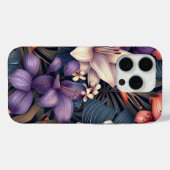 オレンジタイガーリリートロピカルデザイン Case-Mate iPhoneケース (裏面 (横))
