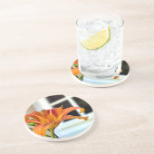 オレンジタイガーリリー コースター (側面)