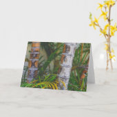 オレンジタケ カード (黄色い花)