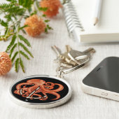 オレンジタコオーバーいかり キーホルダー (側面)