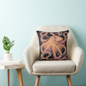 オレンジタコ触手インク クッション (椅子)