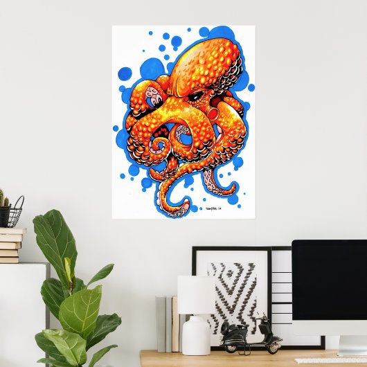 オレンジタコ ポスター (ホームオフィス)
