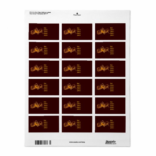 オレンジタコ ラベル (フルシート)