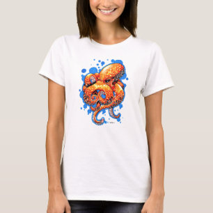 オレンジタコ- Tシャツ