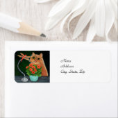 オレンジタビーキャットドラゴンフライ ラベル (インサイチュ)