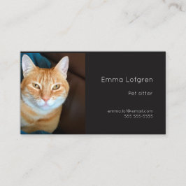 オレンジタビーキャットペットシッター 名刺