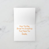 オレンジタビー猫 カード (内部)