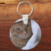 オレンジタビー猫 キーホルダー (正面)