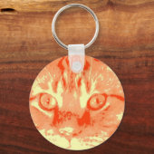 オレンジタビー猫 キーホルダー (正面)