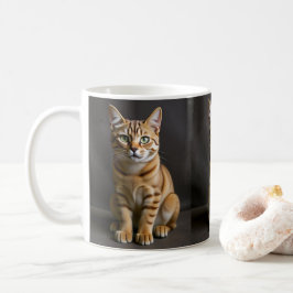 オレンジタビー猫 コーヒーマグカップ