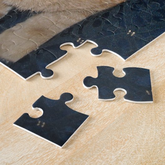 オレンジタビー猫 ジグソーパズル (側面)