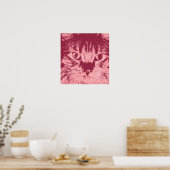 オレンジタビー猫 ポスター (キッチン)