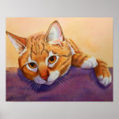 オレンジタビー猫 ポスター (正面)