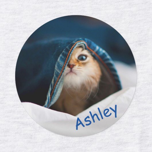 オレンジタビー猫 ラベル (デザイン1)