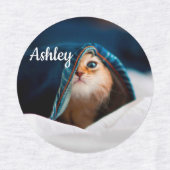 オレンジタビー猫 ラベル (デザイン2)