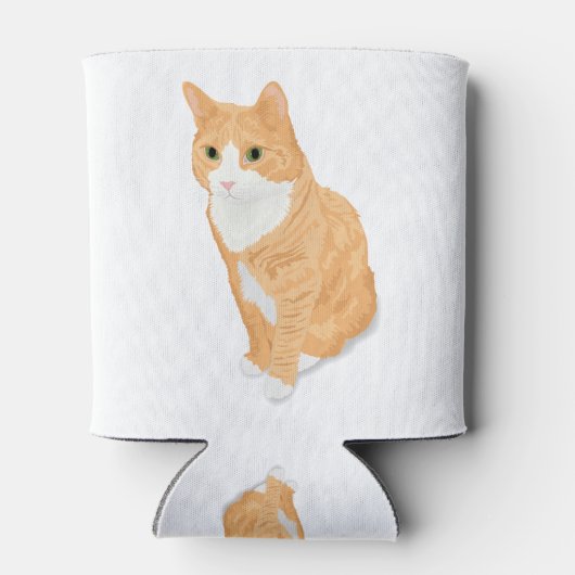 オレンジタビー猫 缶クーラー (裏面)