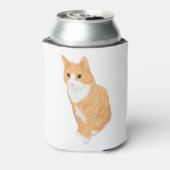 オレンジタビー猫 缶クーラー (缶裏面)