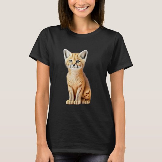 オレンジタビー猫 Tシャツ (正面)