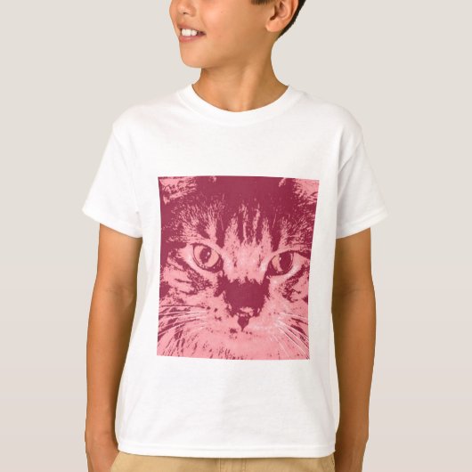 オレンジタビー猫 Tシャツ (正面)