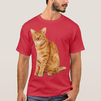 オレンジタビー猫 Tシャツ