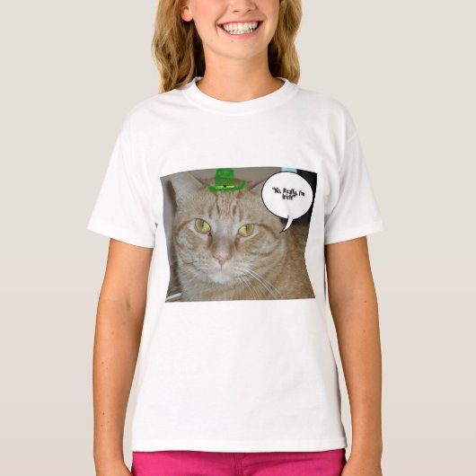 オレンジタビー猫 Tシャツ (正面)