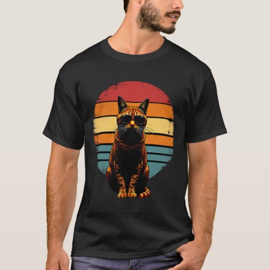 オレンジタビー猫 Tシャツ (正面)