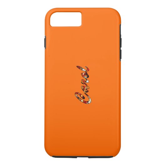 オレンジタフスタイルiPhone 7 Plusケース キャロル用 Case-Mate iPhoneケース (裏面)