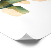 オレンジタブビーキャットアートプリントポスター ポスター (角)