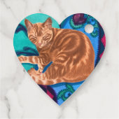 オレンジタブビーキャットウォーター色 フェイバータグ (裏面)