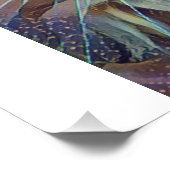 オレンジタブビーキャットグリーンの目 ポスター (コーナー)