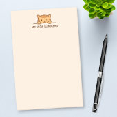 オレンジタブビーキャットピーキング名前をカスタムする ポストイット