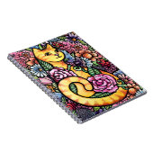 オレンジタブビーキャットフラワーガーデン ノートブック (右側)