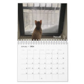 オレンジタブビーキャット2024カレンダーPOLISH words カレンダー (1月 2026)