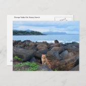 オレンジタブビーキャット、カウアイ、ハワイ ポストカード (正面/裏面)