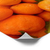 オレンジタンジェリン写真果物食品壁紙 ポスター (角)