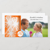 オレンジタンデリオン日付を保存 セーブザデート (正面/裏面)