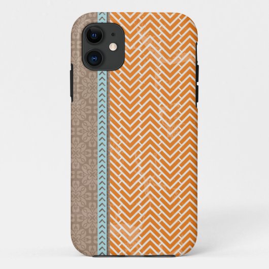 オレンジタントライバルiPhone銀河系ラザーケース Case-Mate iPhoneケース (裏面)