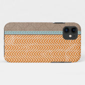 オレンジタントライバルiPhone銀河系ラザーケース Case-Mate iPhoneケース (裏面(横))