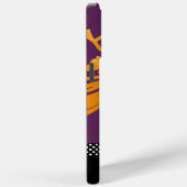 オレンジタンパーソナライズされたゲリンナス・ダマスク Case-Mate iPhoneケース (裏面 / 右)