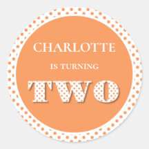 オレンジターニング2水玉模様