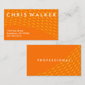 オレンジダイヤモンドの質の専門の名刺 名刺 (正面/裏面)