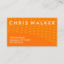 オレンジダイヤモンドの質の専門の名刺 名刺