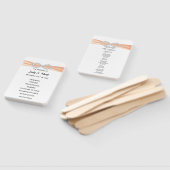 オレンジダイヤモンドインフィニティ結婚式 プログラムファン ハンドファン (組立なし)