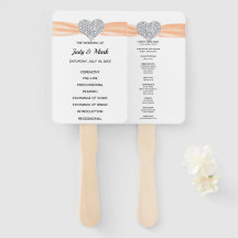 オレンジダイヤモンドハート結婚式 プログラム