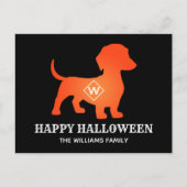 オレンジダシュントハッピーハローウィンファミリー名 シーズンポストカード (正面)