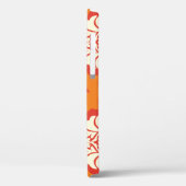 オレンジダマスク壁紙：シームレスなフローラ。 Case-Mate iPhoneケース (裏面 / 左)