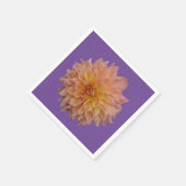 オレンジダリア スタンダードカクテルナプキン (角)